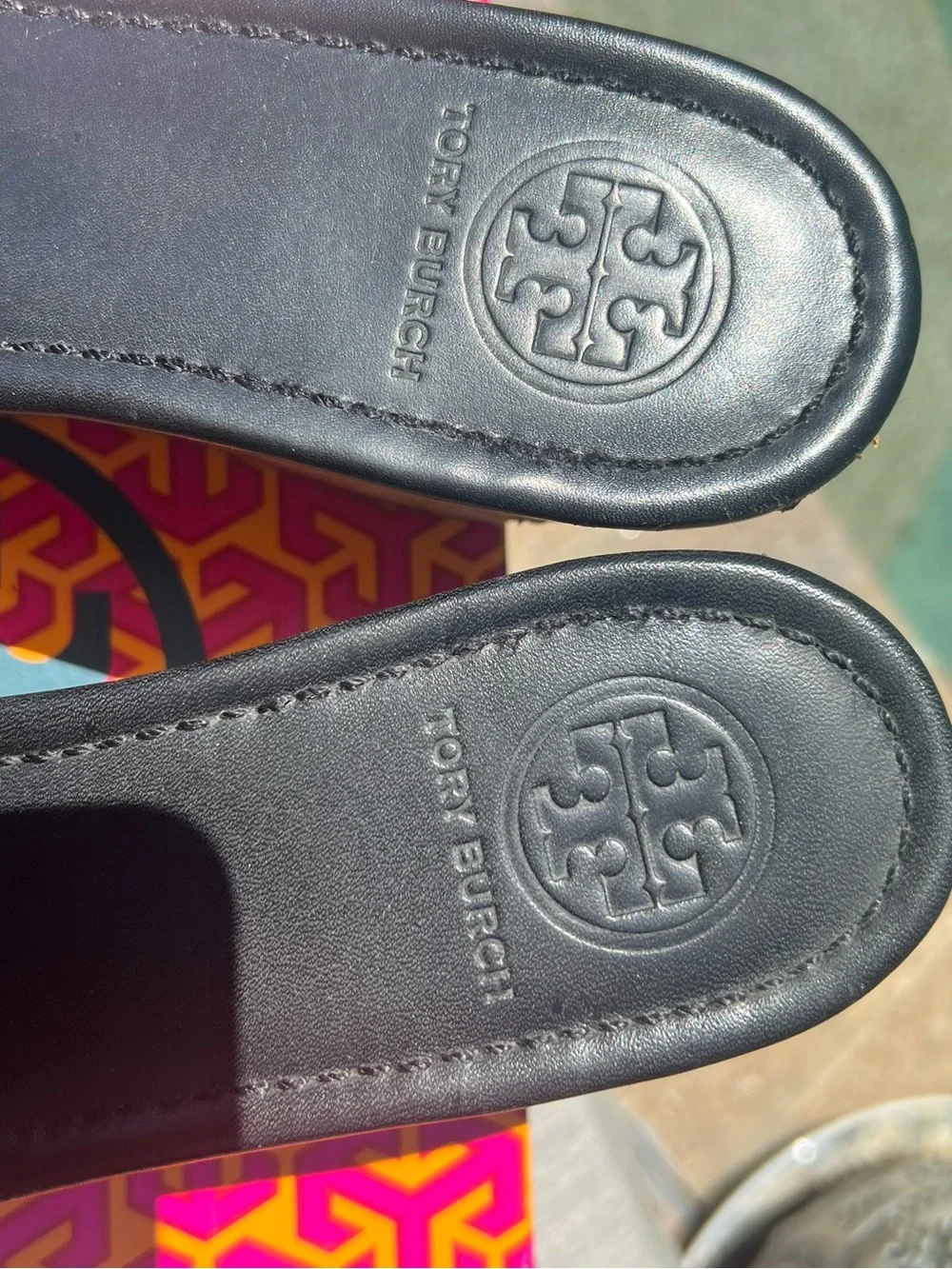 Tory Burch Pamela Patent Wedge Sandal Size 9